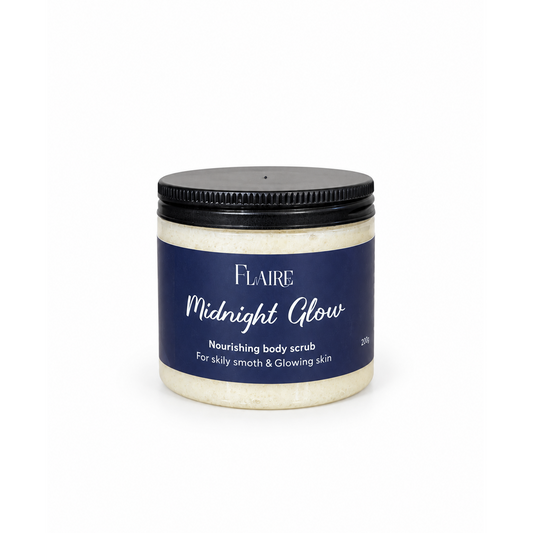 Midnight glow body scrub